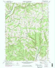 Lairdsville Pennsylvania Historical topographic map, 1:24000 scale, 7.5 X 7.5 Minute, Year 1968