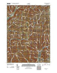 Lairdsville Pennsylvania Historical topographic map, 1:24000 scale, 7.5 X 7.5 Minute, Year 2010