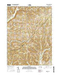 Lairdsville Pennsylvania Current topographic map, 1:24000 scale, 7.5 X 7.5 Minute, Year 2016