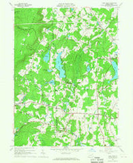 Lake Ariel Pennsylvania Historical topographic map, 1:24000 scale, 7.5 X 7.5 Minute, Year 1966