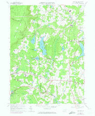 Lake Ariel Pennsylvania Historical topographic map, 1:24000 scale, 7.5 X 7.5 Minute, Year 1966