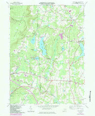 Lake Ariel Pennsylvania Historical topographic map, 1:24000 scale, 7.5 X 7.5 Minute, Year 1966