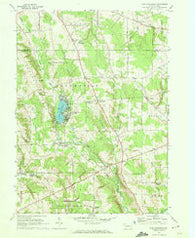 Lake Canadohta Pennsylvania Historical topographic map, 1:24000 scale, 7.5 X 7.5 Minute, Year 1967