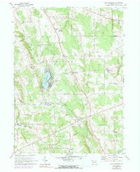 Lake Canadohta Pennsylvania Historical topographic map, 1:24000 scale, 7.5 X 7.5 Minute, Year 1967