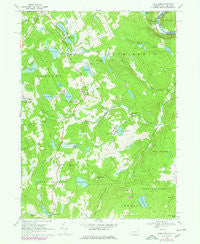 Lake Como Pennsylvania Historical topographic map, 1:24000 scale, 7.5 X 7.5 Minute, Year 1968