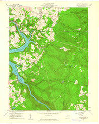 Lake Lynn Pennsylvania Historical topographic map, 1:24000 scale, 7.5 X 7.5 Minute, Year 1960