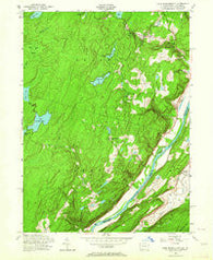 Lake Maskenozha Pennsylvania Historical topographic map, 1:24000 scale, 7.5 X 7.5 Minute, Year 1954