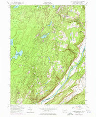 Lake Maskenozha Pennsylvania Historical topographic map, 1:24000 scale, 7.5 X 7.5 Minute, Year 1954