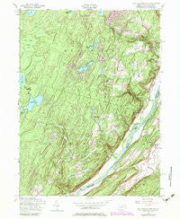 Lake Maskenozha Pennsylvania Historical topographic map, 1:24000 scale, 7.5 X 7.5 Minute, Year 1954