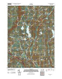 Lake Ariel Pennsylvania Historical topographic map, 1:24000 scale, 7.5 X 7.5 Minute, Year 2010