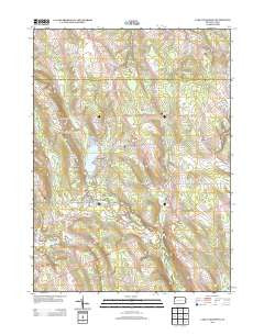 Lake Canadohta Pennsylvania Historical topographic map, 1:24000 scale, 7.5 X 7.5 Minute, Year 2013
