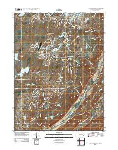 Lake Maskenozha Pennsylvania Historical topographic map, 1:24000 scale, 7.5 X 7.5 Minute, Year 2011