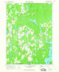 Lakeville Pennsylvania Historical topographic map, 1:24000 scale, 7.5 X 7.5 Minute, Year 1966