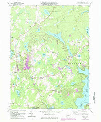 Lakeville Pennsylvania Historical topographic map, 1:24000 scale, 7.5 X 7.5 Minute, Year 1966
