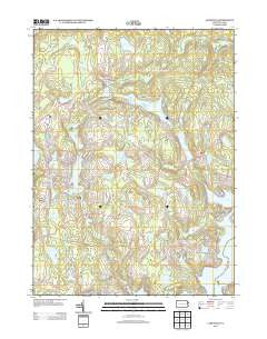 Lakeville Pennsylvania Historical topographic map, 1:24000 scale, 7.5 X 7.5 Minute, Year 2013