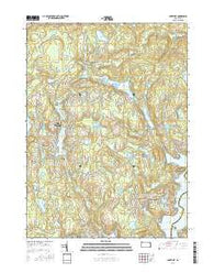 Lakeville Pennsylvania Current topographic map, 1:24000 scale, 7.5 X 7.5 Minute, Year 2016