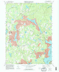 Lakeville Pennsylvania Historical topographic map, 1:24000 scale, 7.5 X 7.5 Minute, Year 1994