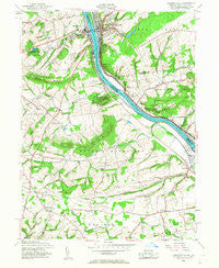 Lambertville New Jersey Historical topographic map, 1:24000 scale, 7.5 X 7.5 Minute, Year 1953