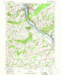 Lambertville New Jersey Historical topographic map, 1:24000 scale, 7.5 X 7.5 Minute, Year 1953