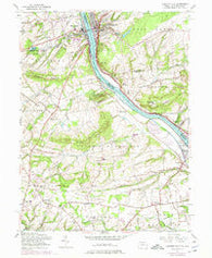 Lambertville New Jersey Historical topographic map, 1:24000 scale, 7.5 X 7.5 Minute, Year 1953