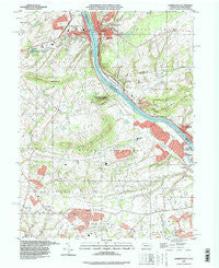Lambertville New Jersey Historical topographic map, 1:24000 scale, 7.5 X 7.5 Minute, Year 1995