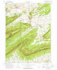 Landisburg Pennsylvania Historical topographic map, 1:24000 scale, 7.5 X 7.5 Minute, Year 1952