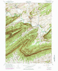 Landisburg Pennsylvania Historical topographic map, 1:24000 scale, 7.5 X 7.5 Minute, Year 1952