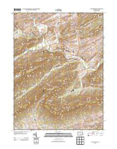 Landisburg Pennsylvania Historical topographic map, 1:24000 scale, 7.5 X 7.5 Minute, Year 2013