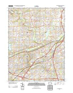 Langhorne Pennsylvania Historical topographic map, 1:24000 scale, 7.5 X 7.5 Minute, Year 2013