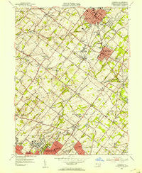 Lansdale Pennsylvania Historical topographic map, 1:24000 scale, 7.5 X 7.5 Minute, Year 1951
