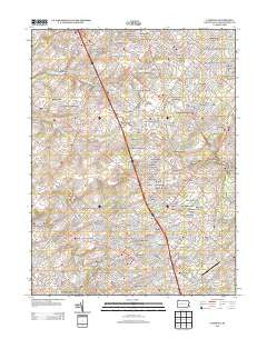 Lansdale Pennsylvania Historical topographic map, 1:24000 scale, 7.5 X 7.5 Minute, Year 2013