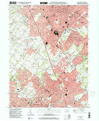Lansdale Pennsylvania Historical topographic map, 1:24000 scale, 7.5 X 7.5 Minute, Year 1999