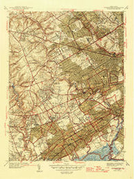 Lansdowne Pennsylvania Historical topographic map, 1:31680 scale, 7.5 X 7.5 Minute, Year 1946