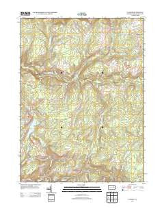 Laporte Pennsylvania Historical topographic map, 1:24000 scale, 7.5 X 7.5 Minute, Year 2013