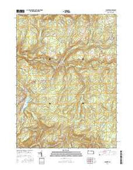 Laporte Pennsylvania Current topographic map, 1:24000 scale, 7.5 X 7.5 Minute, Year 2016