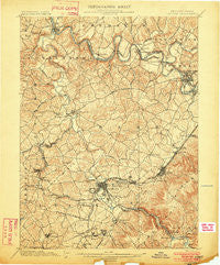 Latrobe Pennsylvania Historical topographic map, 1:62500 scale, 15 X 15 Minute, Year 1902