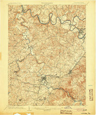 Latrobe Pennsylvania Historical topographic map, 1:62500 scale, 15 X 15 Minute, Year 1903