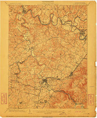 Latrobe Pennsylvania Historical topographic map, 1:62500 scale, 15 X 15 Minute, Year 1903