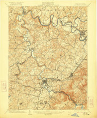 Latrobe Pennsylvania Historical topographic map, 1:62500 scale, 15 X 15 Minute, Year 1903