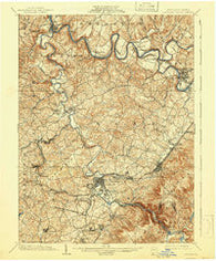 Latrobe Pennsylvania Historical topographic map, 1:62500 scale, 15 X 15 Minute, Year 1903