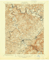Latrobe Pennsylvania Historical topographic map, 1:62500 scale, 15 X 15 Minute, Year 1903