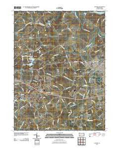 Latrobe Pennsylvania Historical topographic map, 1:24000 scale, 7.5 X 7.5 Minute, Year 2010