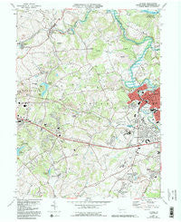 Latrobe Pennsylvania Historical topographic map, 1:24000 scale, 7.5 X 7.5 Minute, Year 1964