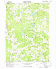 Laurel Lake Pennsylvania Historical topographic map, 1:24000 scale, 7.5 X 7.5 Minute, Year 1968