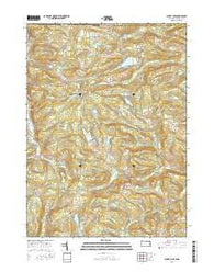 Laurel Lake Pennsylvania Current topographic map, 1:24000 scale, 7.5 X 7.5 Minute, Year 2016