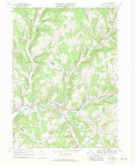 Lawton Pennsylvania Historical topographic map, 1:24000 scale, 7.5 X 7.5 Minute, Year 1967