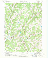 Lawton Pennsylvania Historical topographic map, 1:24000 scale, 7.5 X 7.5 Minute, Year 1967