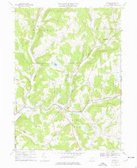 Lawton Pennsylvania Historical topographic map, 1:24000 scale, 7.5 X 7.5 Minute, Year 1967