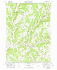 Lawton Pennsylvania Historical topographic map, 1:24000 scale, 7.5 X 7.5 Minute, Year 1967