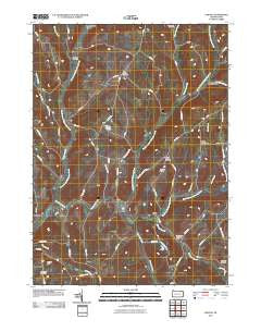 Lawton Pennsylvania Historical topographic map, 1:24000 scale, 7.5 X 7.5 Minute, Year 2010
